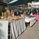 Handicraft stand in the art fair (happens on Fridays and Tuesdays in the pedestrians mall of the street)