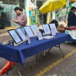 Handicraft stand in the art fair (happens on Fridays and Tuesdays in the pedestrians mall of the street)