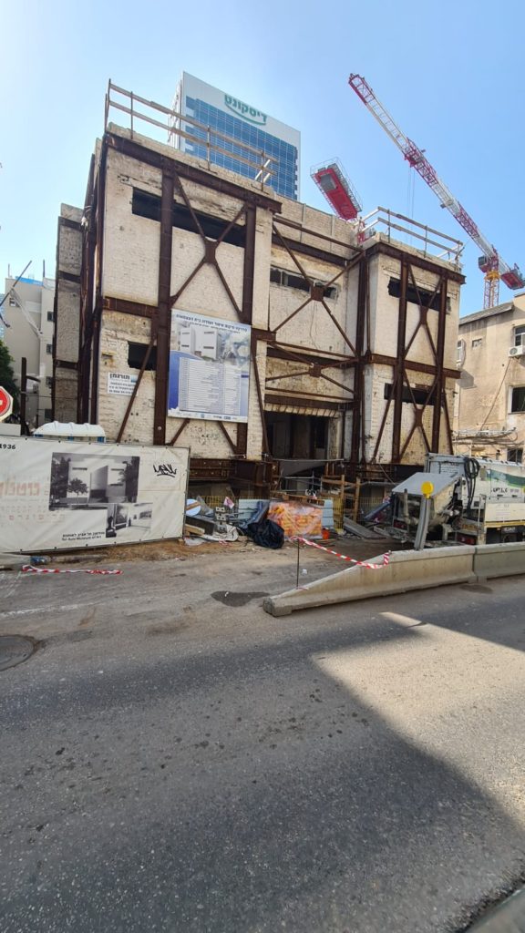 Independence Hall (under preservation and upgrade works). One of Atzva office works