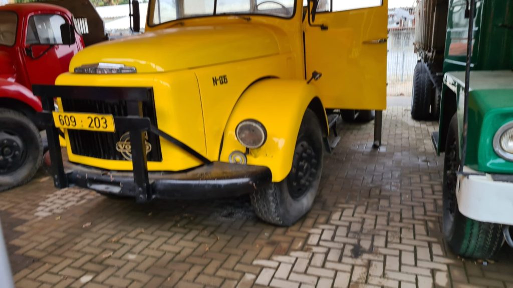 Volvo N86 (1971) - A reliable truck, that was proffered by the municipal sanitary departments over the Leyland that was installed in Israel. The monopoly of car producers in Israel had limited the import of this truck. Truck and Transport Museum