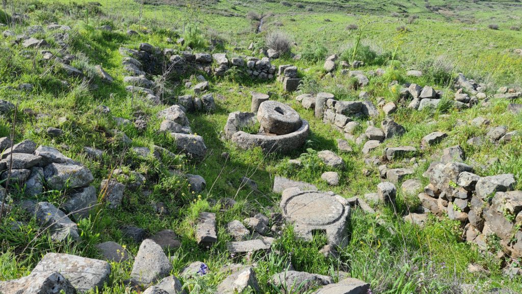 Stone cravings with Jewish motifs.