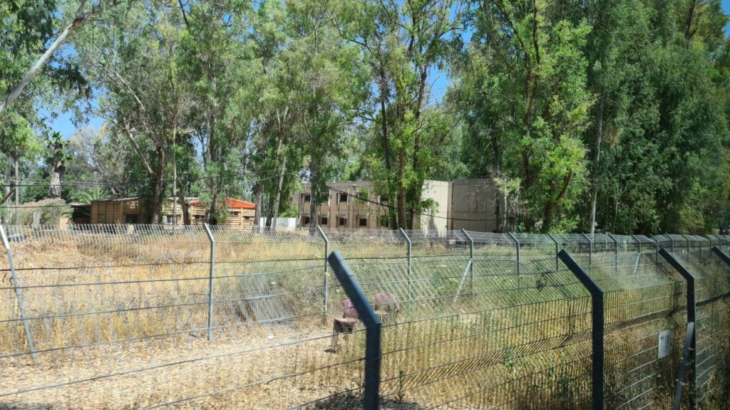 The base guarding company barracks.