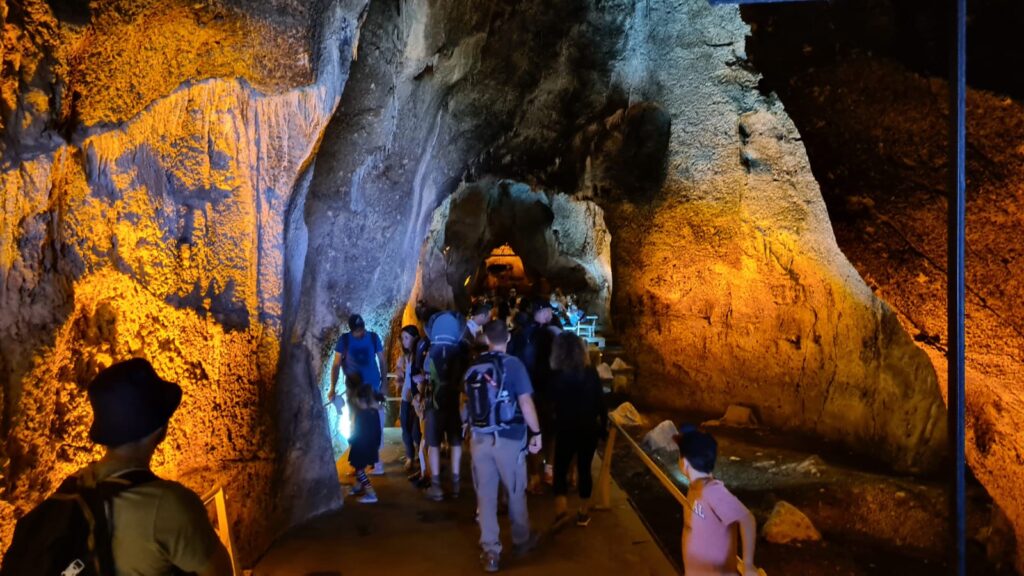 El Wad (Nahal) cave and the video at the end