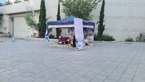 Meditation tent for the protestors