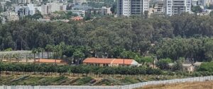 Shalem farm from the northern panorama of Hiriya hill