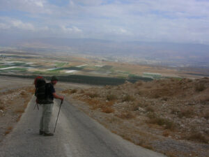 Jordan valley and Jordan on the other side of the valley