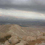 The Jordan valley from the top of the Sartaba