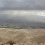 The Jordan valley from the top of the Sartaba