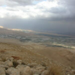 The Jordan valley from the top of the Sartaba