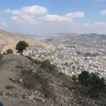 A panoramic view over Nablus