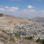 A panoramic view over Nablus