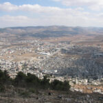 A panoramic view over Nablus