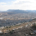 A panoramic view over Nablus