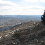 A panoramic view over Nablus