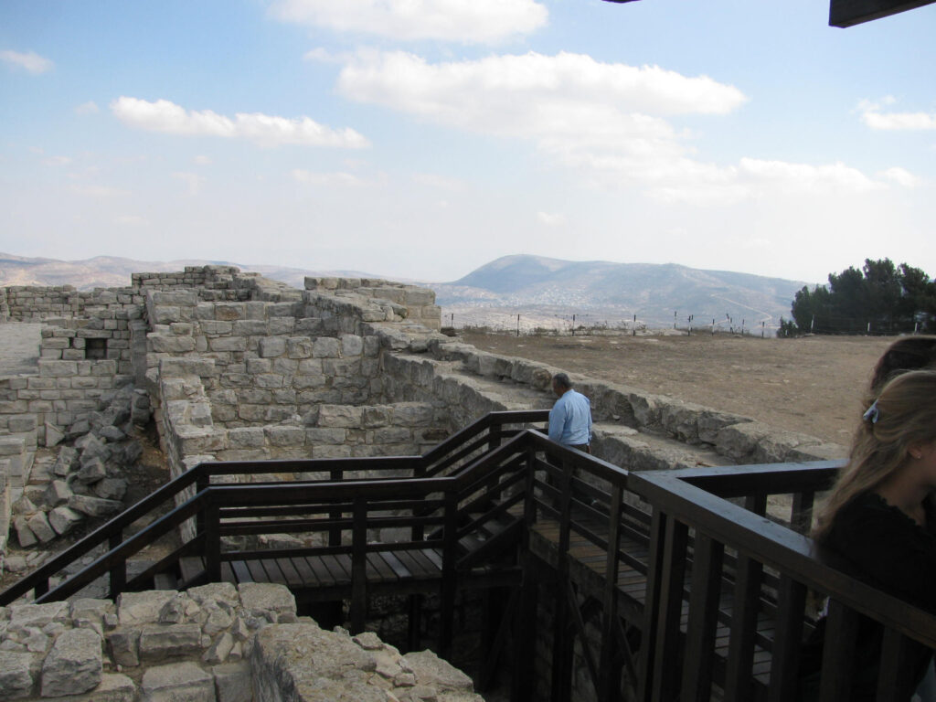 Some of the archeological site on top of the mountain