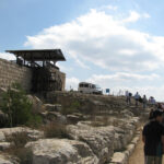 Some of the archeological site on top of the mountain