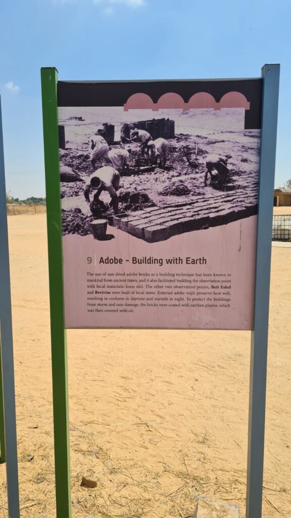 Making adobe stones, the same that used to build the living building