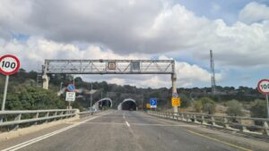 Israel flags instead of road signs - after