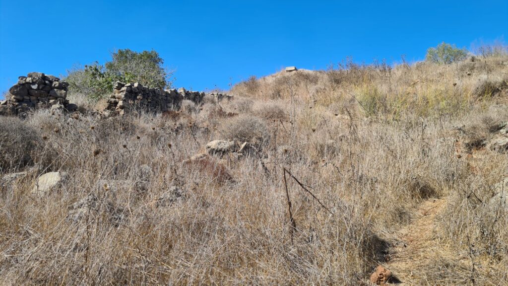 A bunker on top of the hill