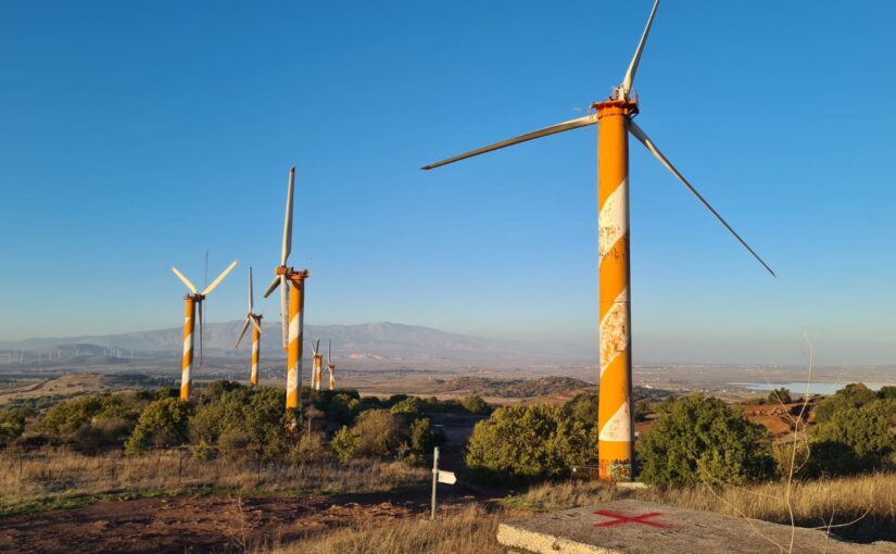 Golan Heights wind farm 💨