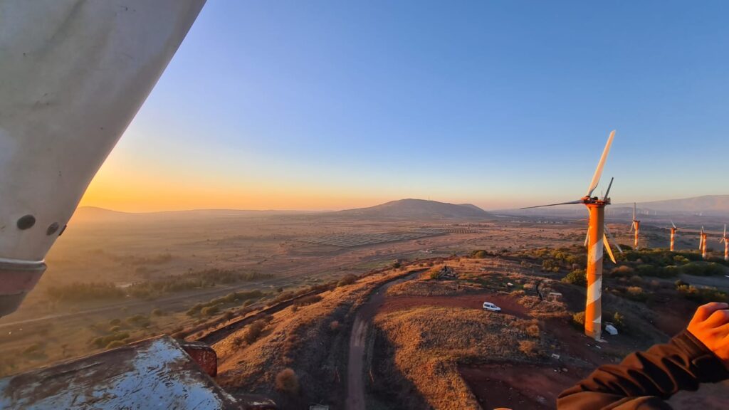 Looking North - wind farm