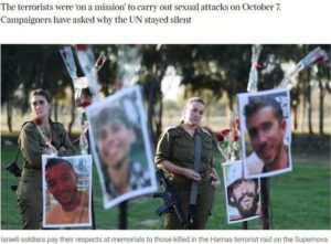 Sunday Times - First, Hamas terrorists raped her. Then they shot her in the head - rapesistance 