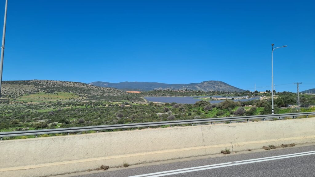 Solar panels near Kadarim