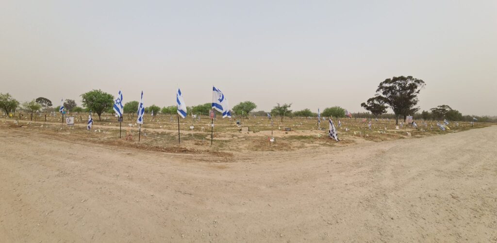 The grove planted in memory of the massacre victims