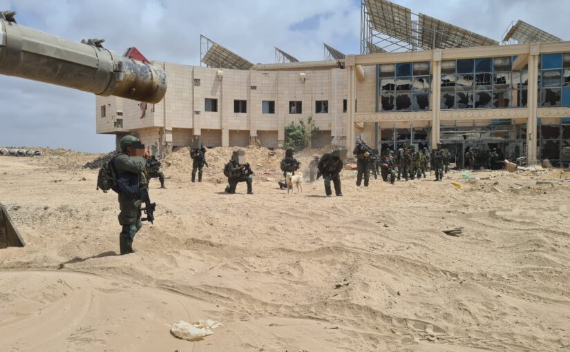 Infantry soldiers getting out to another activity in Gaza strip. It might feels like a training for them as well, but it is as real as it gets.