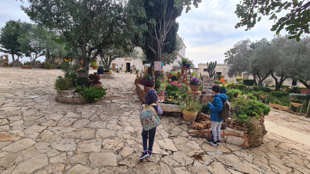 The garden of the monastery