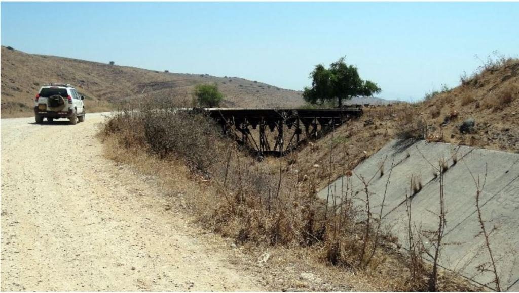 What remains of the early design of The National Water Carrier of Israel